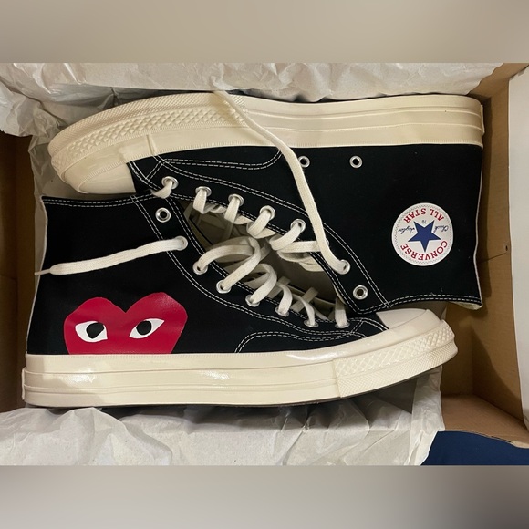 Converse Other - Converse  💯 Authentic Chuck Taylor All Star 70 Hi
Comme des Garcons PLAY Black